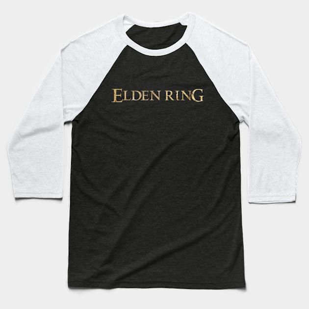 Elden Ring Logo Baseball T-Shirt by kvothewordslinger